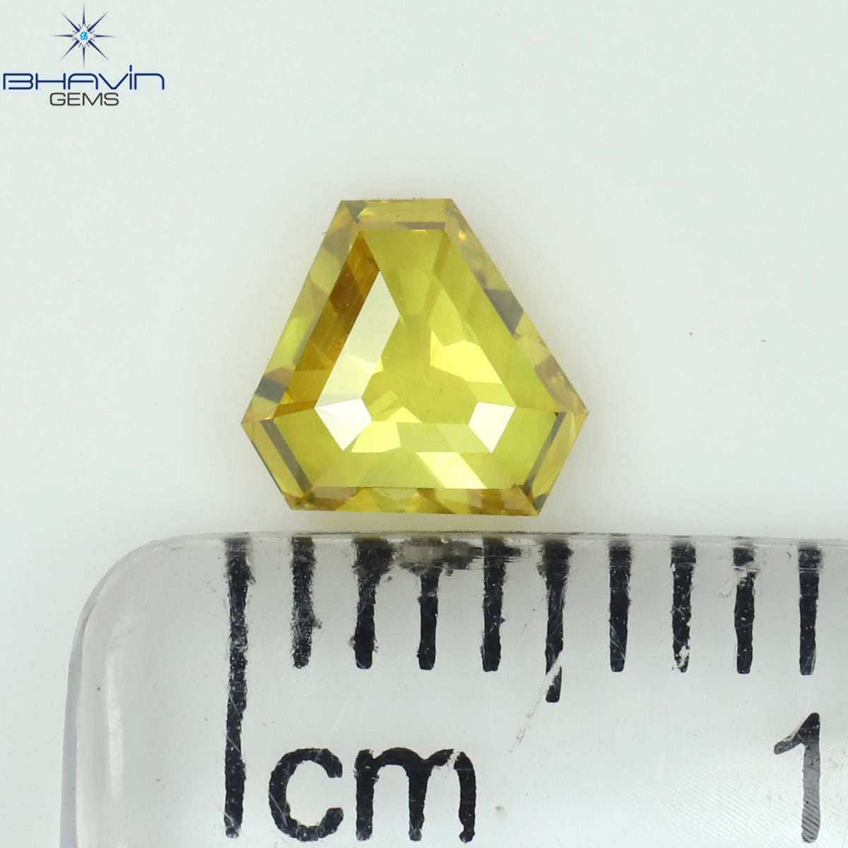 0.76 CT ペンタゴン ダイヤモンド 天然ダイヤモンド ブラウン ダイヤモンド クラリティ I1 (6.93 MM)