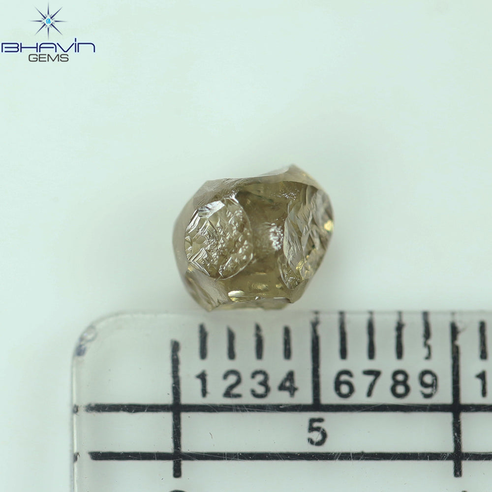 0.90 CT ラフ シェイプ ナチュラル ダイヤモンド ホワイト カラー VS1 クラリティ (5.95 MM)