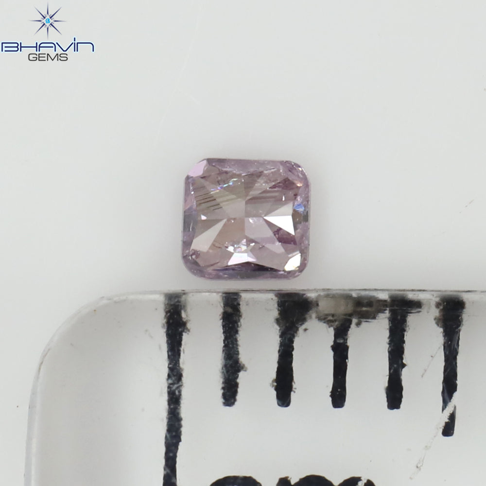 0.08 CT Cushion Shape Natural Diamond Pink Color I2 Clarity (2.32 MM)