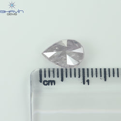 2.34 CT Pear Shape Natural Diamond Pink Color I3 Clarity (9.84 MM)