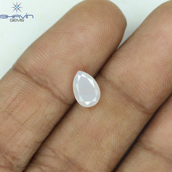 1.09 CT Pear Shape Natural Diamond White Fancy Color VS2 Clarity (7.52 MM)