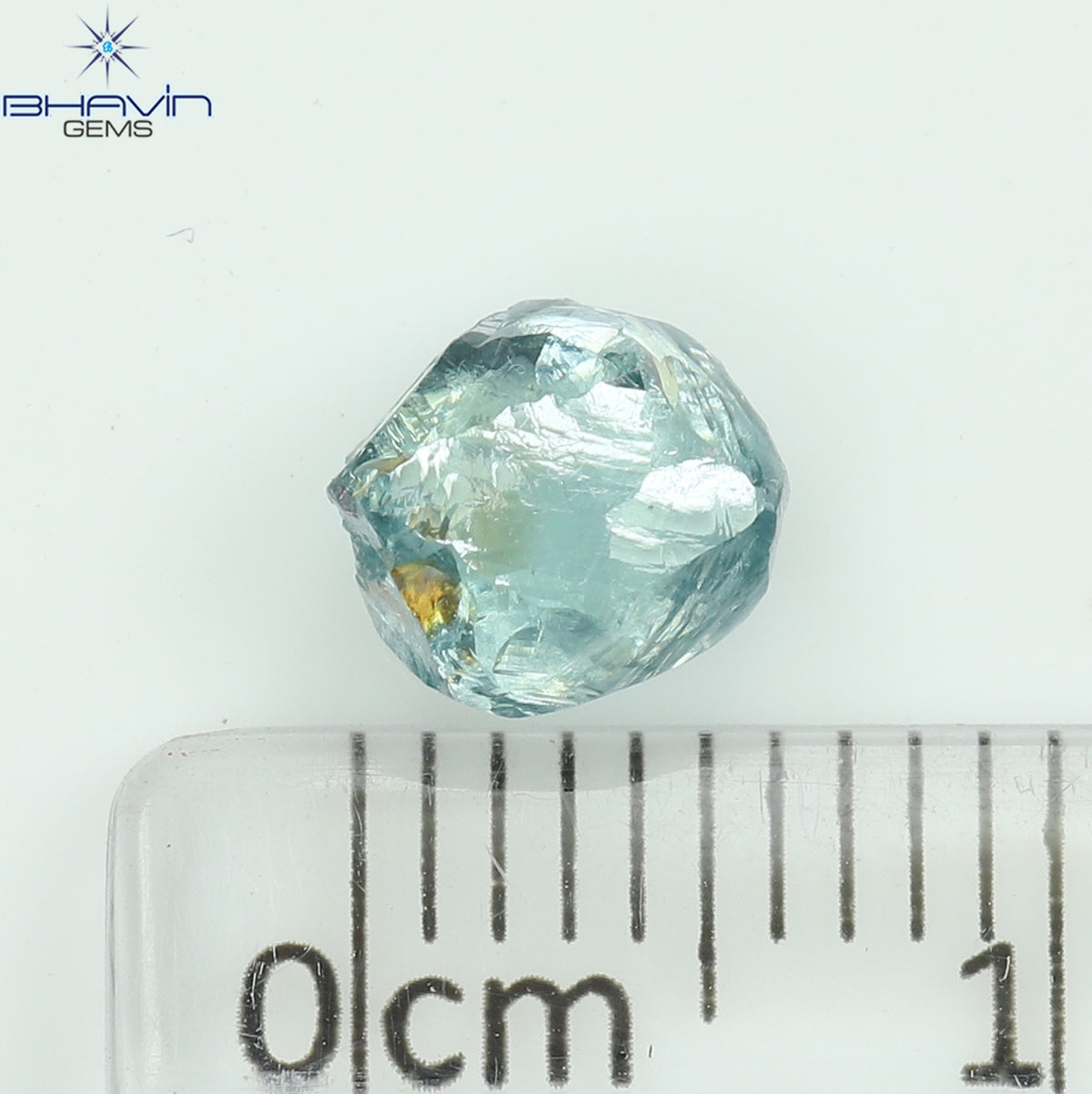 0.49 CT ラフシェイプ ナチュラル ダイヤモンド ピンク色 I3 クラリティ (4.90 MM)