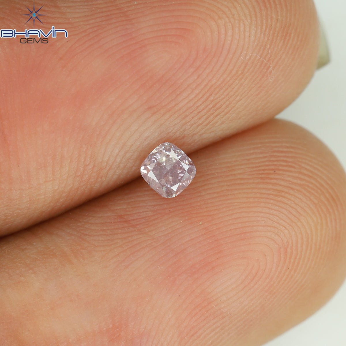 0.14 CT Natural Cushion Diamond Pink Color Clarity SI2 (2.83 MM)