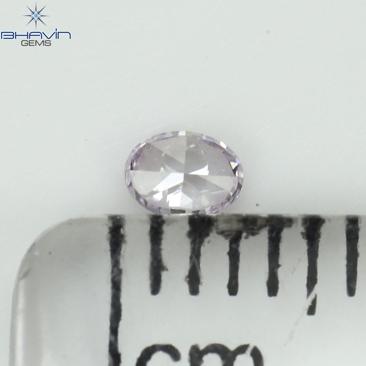 0.08 CT Natural Oval Diamond Pink Color Clarity SI1 (3.06 MM)