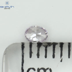 0.08 CT Oval Shape Natural Diamond Pink Color SI1 Clarity (3.06 MM)
