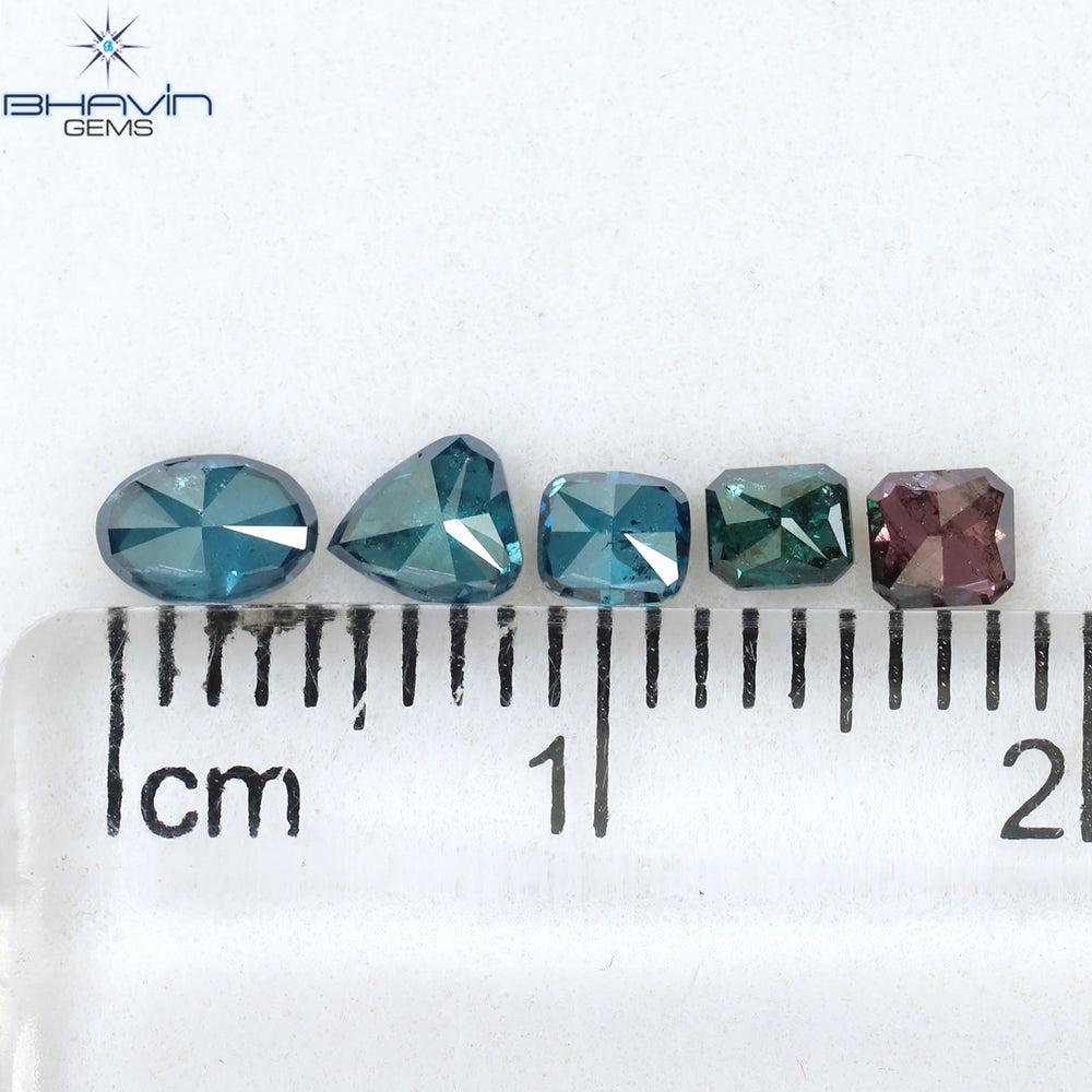 0.81 CT/5 PCS Mix Diamond Natural diamond Mix Diamond I3 Clarity (4.58 MM)