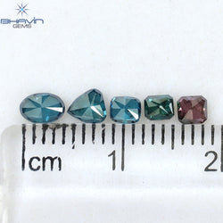 0.81 CT/5 PCS Mix Diamond Natural diamond Mix Diamond I3 Clarity (4.58 MM)