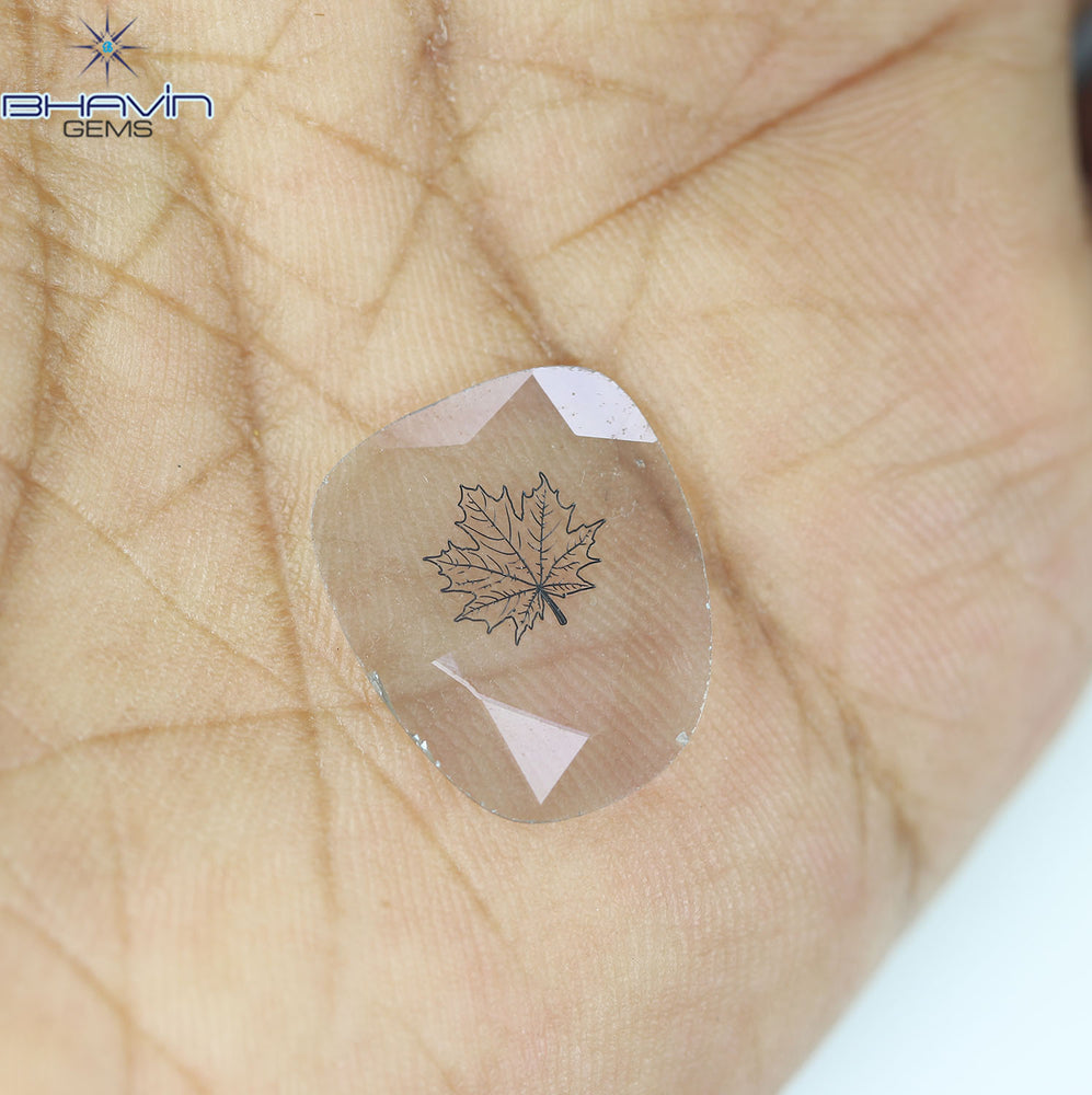 2.08 CT Lab Grown Slice (Leave) Diamond White Color Clarity VS (15.40 MM)