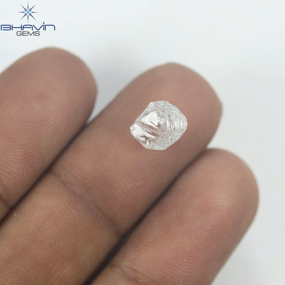 0.90 CT ラフ シェイプ ナチュラル ダイヤモンド ホワイト カラー VS1 クラリティ (5.95 MM)