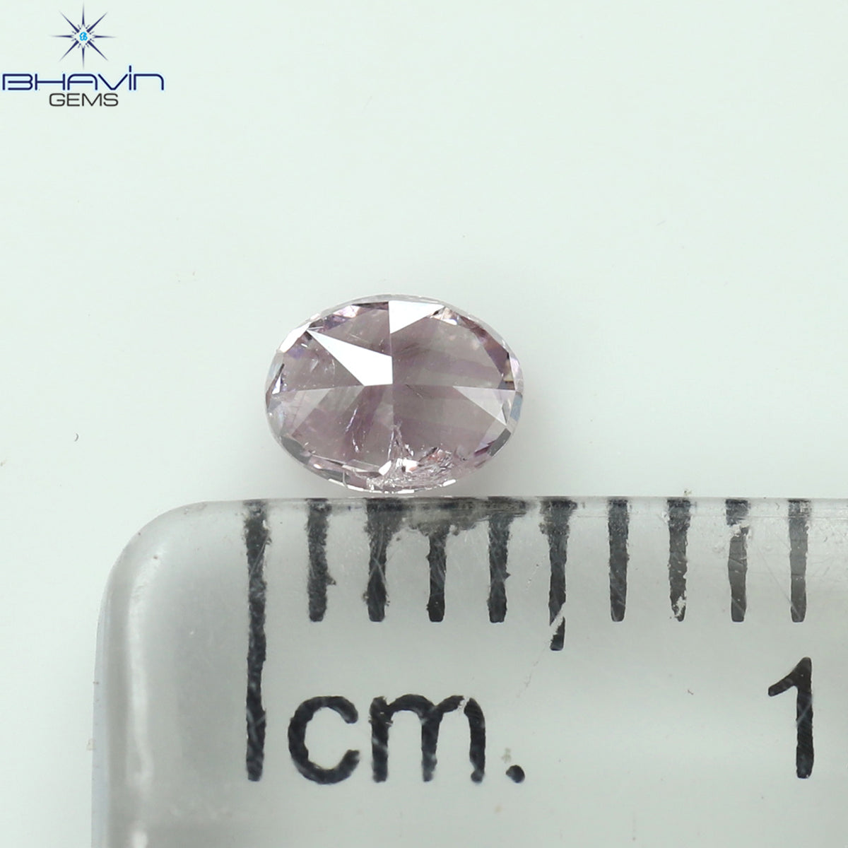 GIA Certified 0.27 CT Oval Natural Purplish Pink Diamond I3 Clarity (4.34 MM)