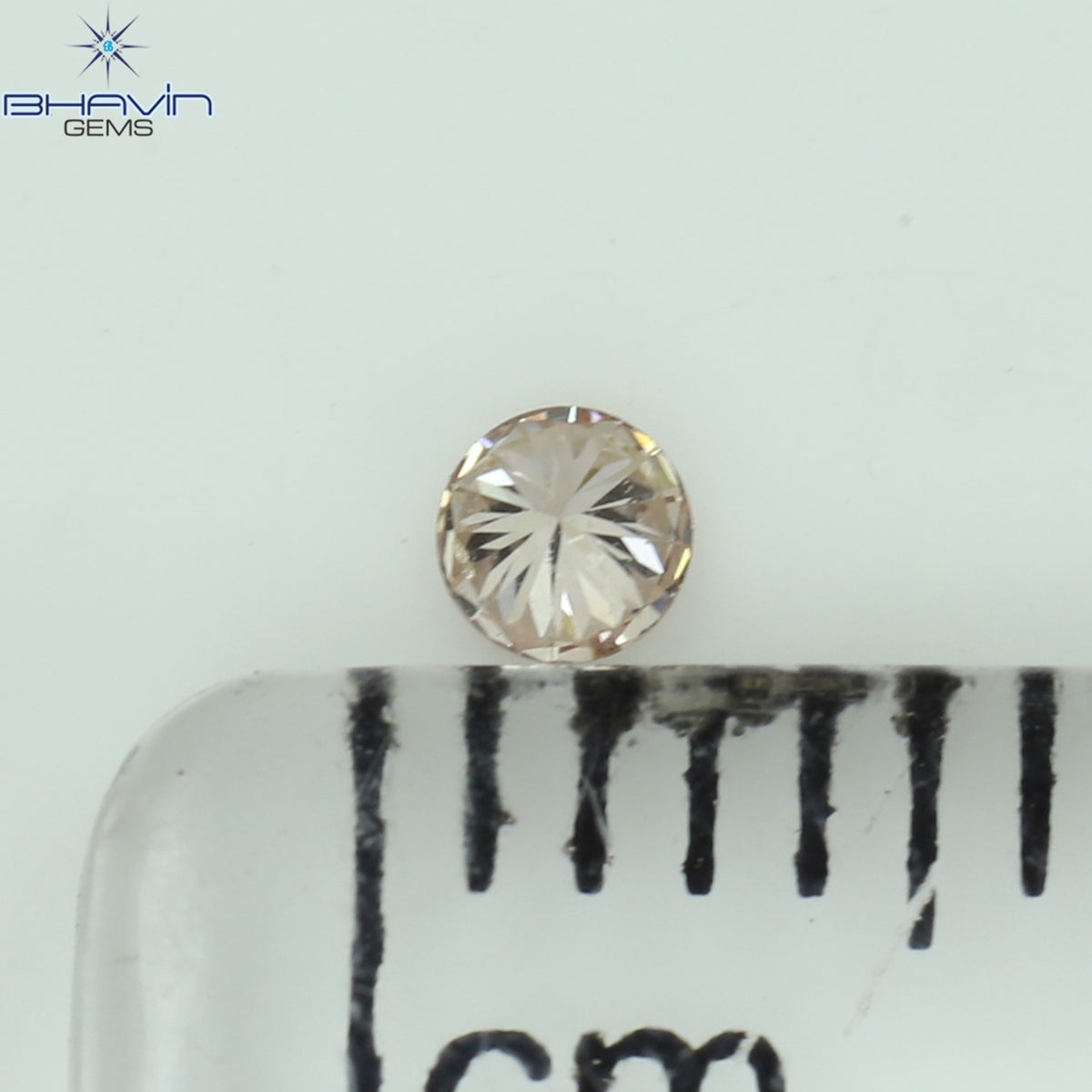 0.04 CT Round Shape Natural Diamond Pink (Argyle) Color VS2 Clarity (1.91 MM)