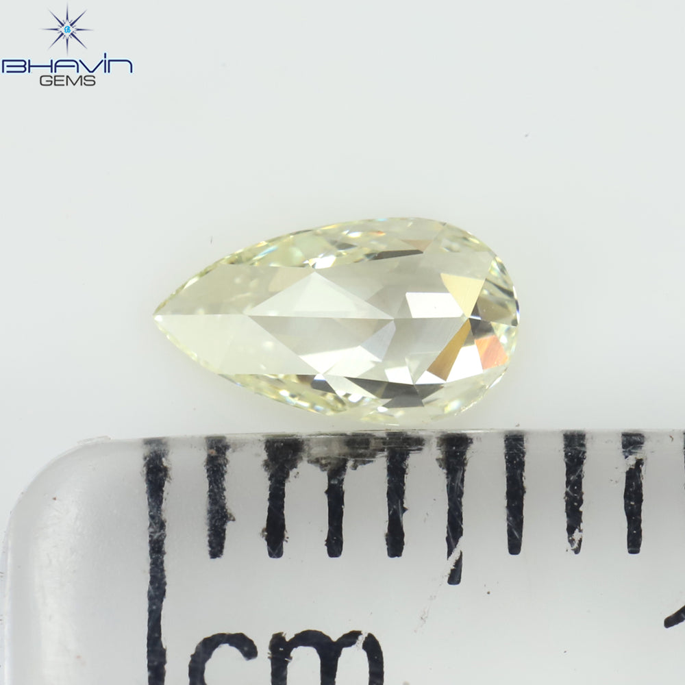 0.23 CT Pear Shape Natural Diamond White Color VS1 Clarity (6.27 MM)