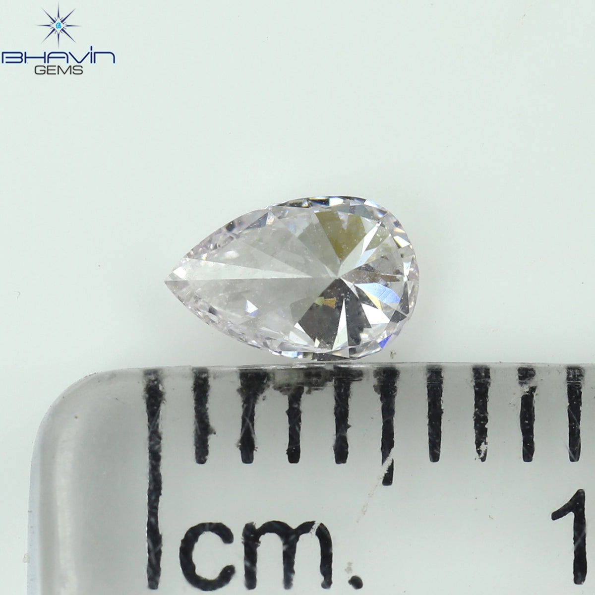 GIA Certified 0.27 CT  Natural Pear Pink Diamond VS2 Clarity (5.48 MM)