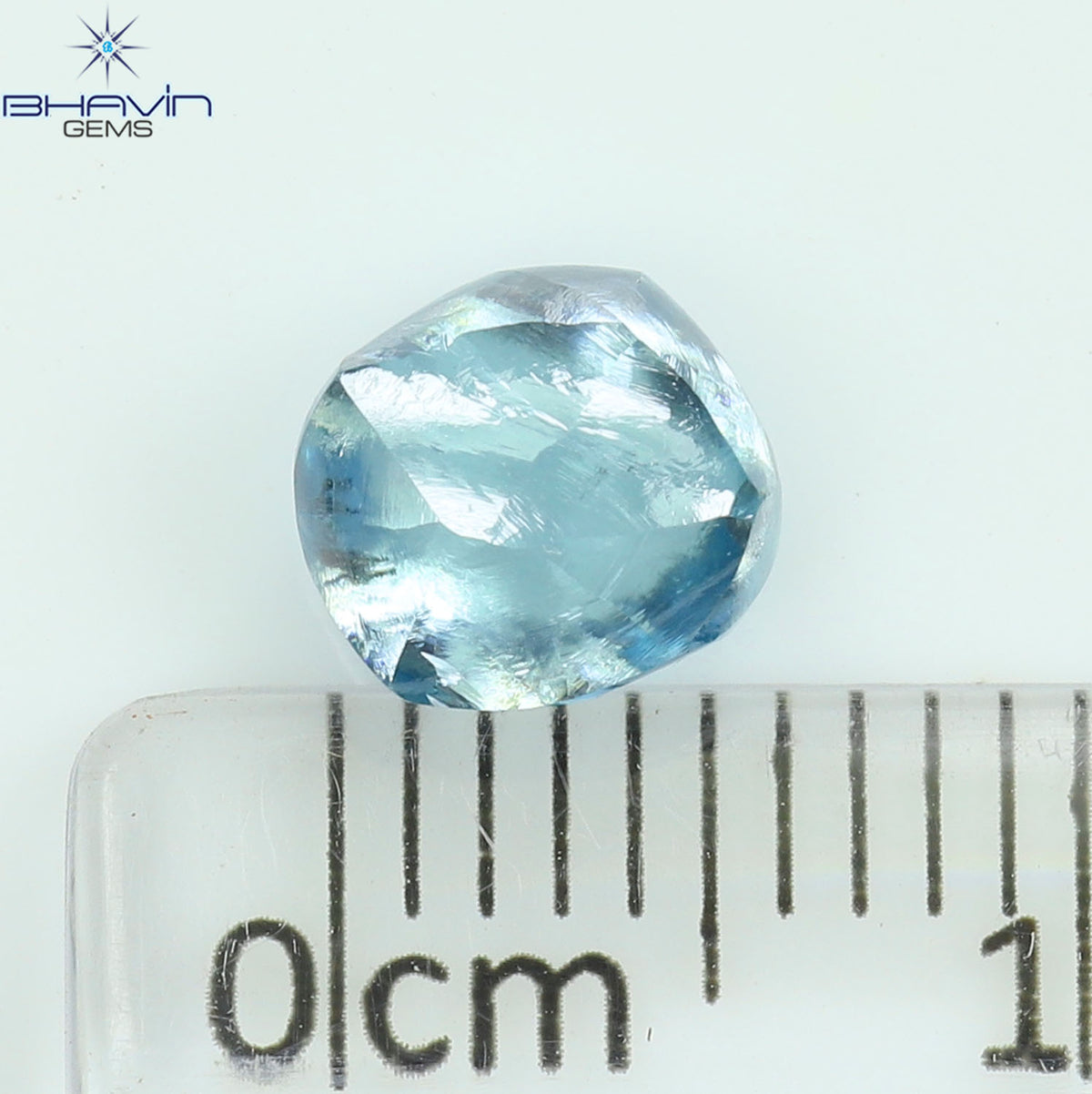 0.49 CT ラフシェイプ ナチュラル ダイヤモンド ピンク色 I3 クラリティ (4.90 MM)