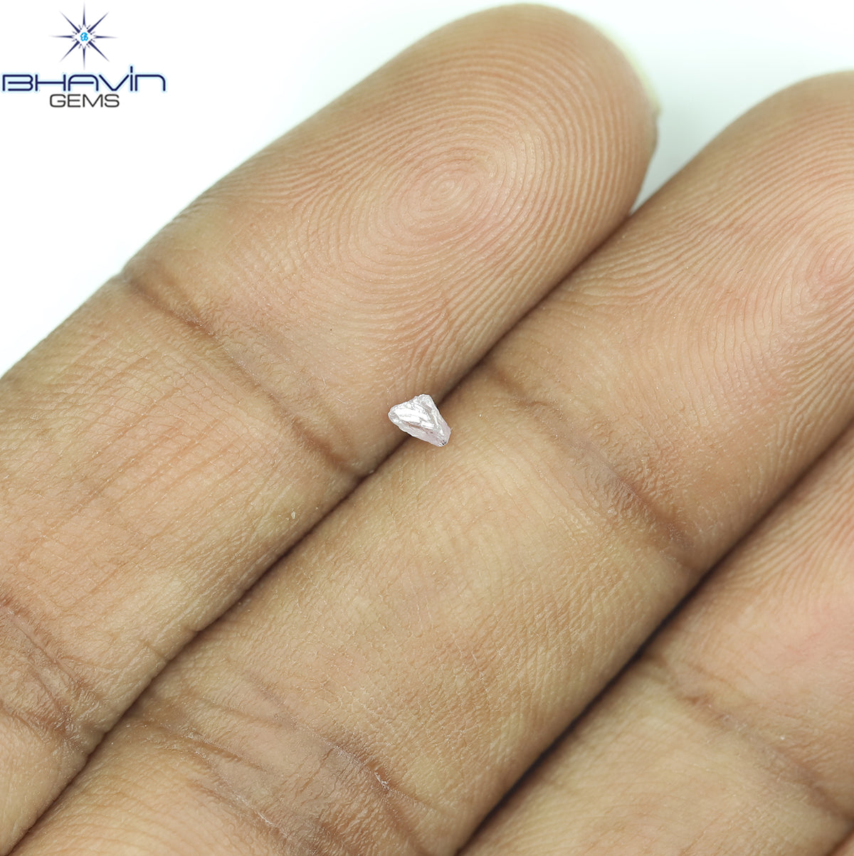 0.07 CT Natural Rough Diamond Pink Color Clarity VS (2.92 MM)