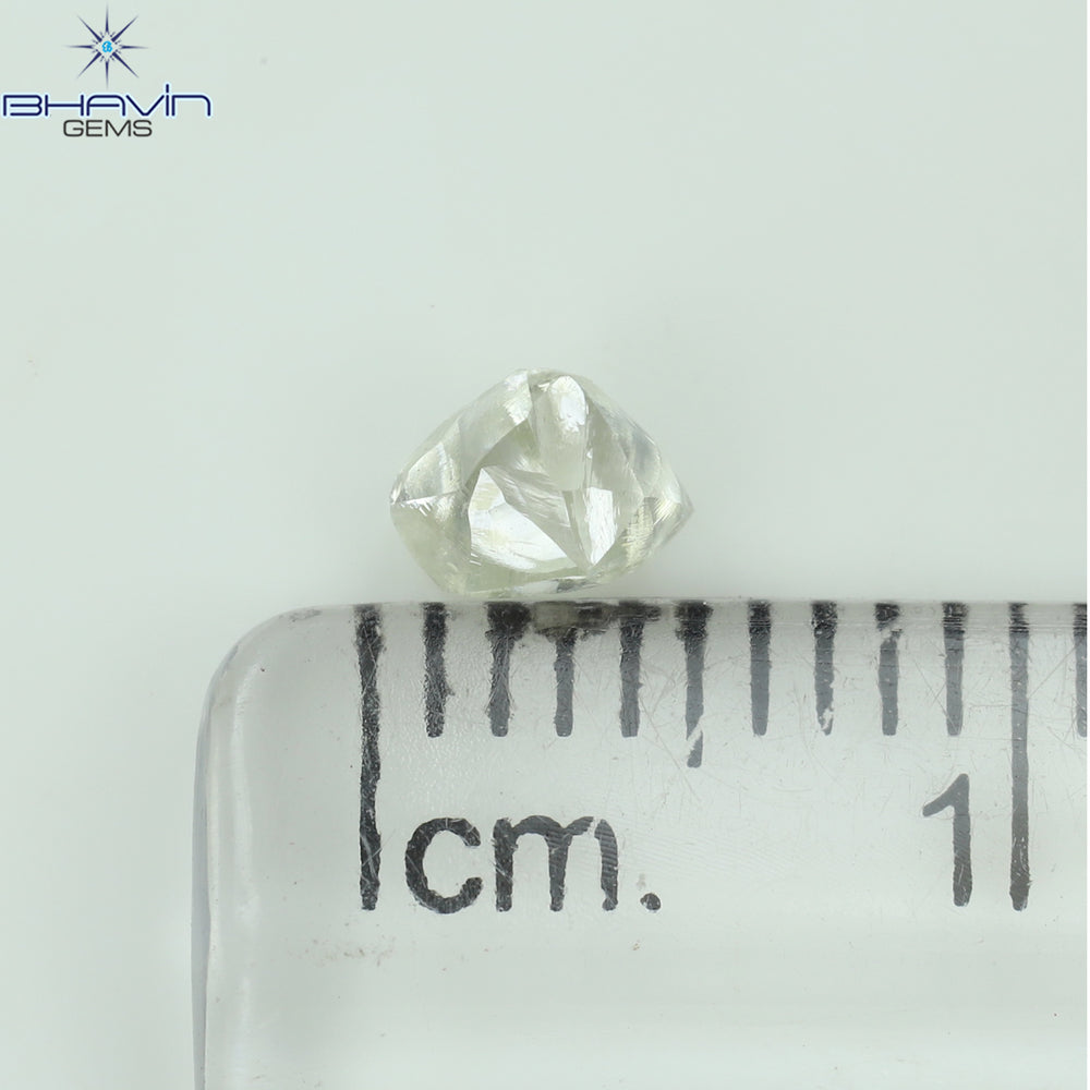 0.45 CT Rough Shape Natural Diamond White Color VS1 Clarity (4.62 MM)
