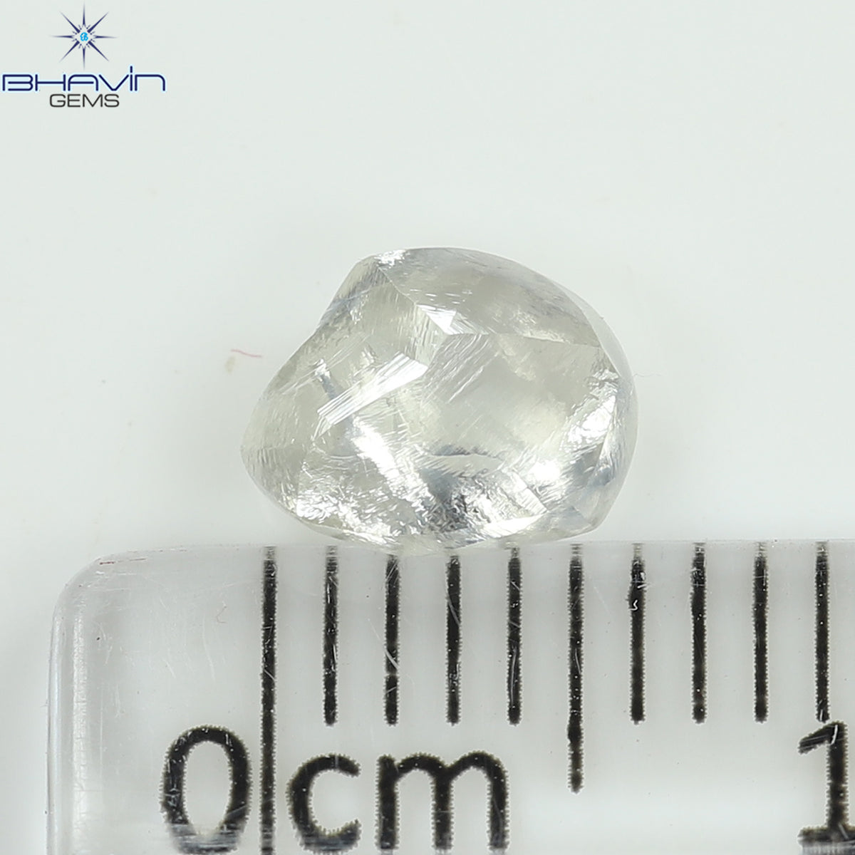 0.34 CT ハートシェイプ ナチュラル ダイヤモンド オレンジ色 VS1 クラリティ (4.59 MM)