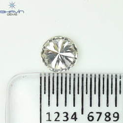 0.33 CT Round Natural Diamond White Color SI1 Clarity