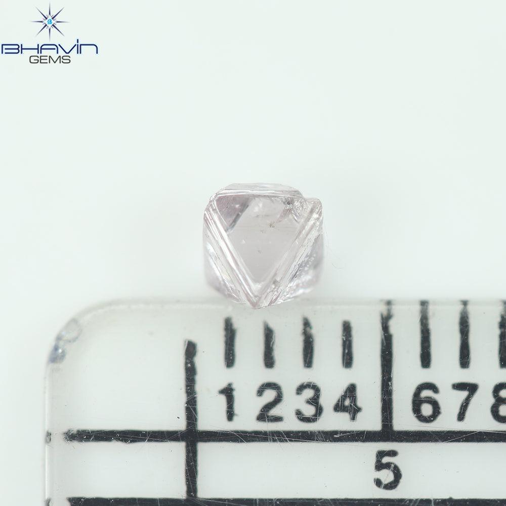 0.90 CT ラフ シェイプ ナチュラル ダイヤモンド ホワイト カラー VS1 クラリティ (5.95 MM)
