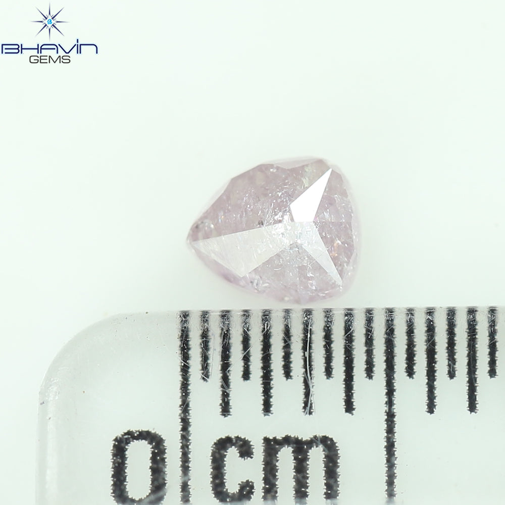 0.32 CT Pear Diamond Natural Pink Color I3 Clarity (4.31 MM)