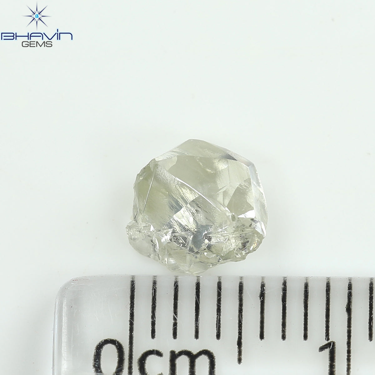 1.04 CT Natural Rough Diamond White Color Clarity VS (6.78 MM)