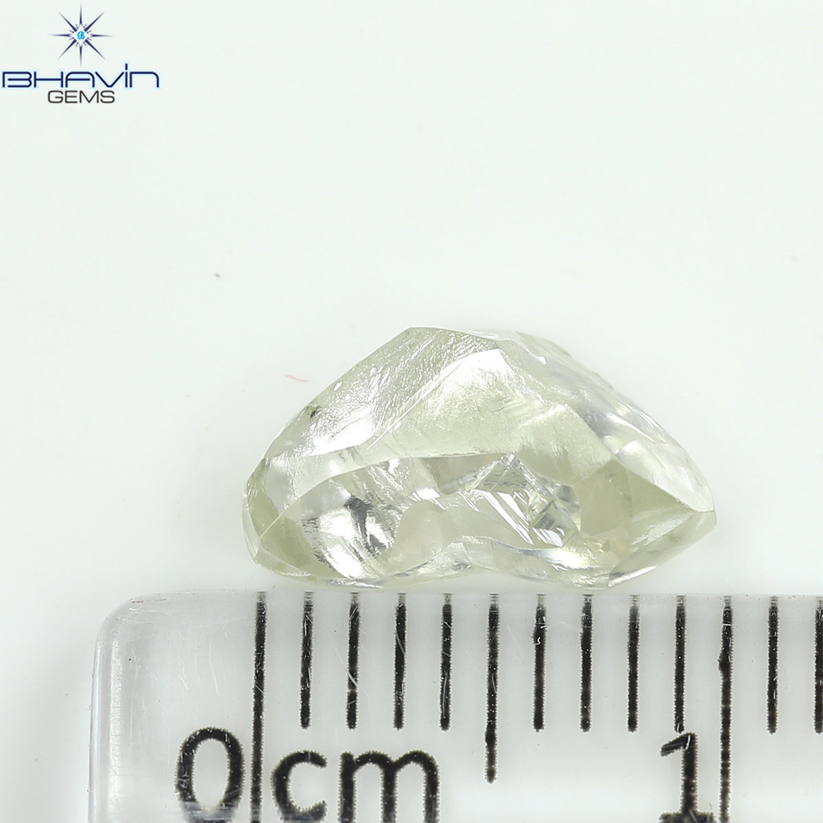 0.34 CT ハートシェイプ ナチュラル ダイヤモンド オレンジ色 VS1 クラリティ (4.59 MM)
