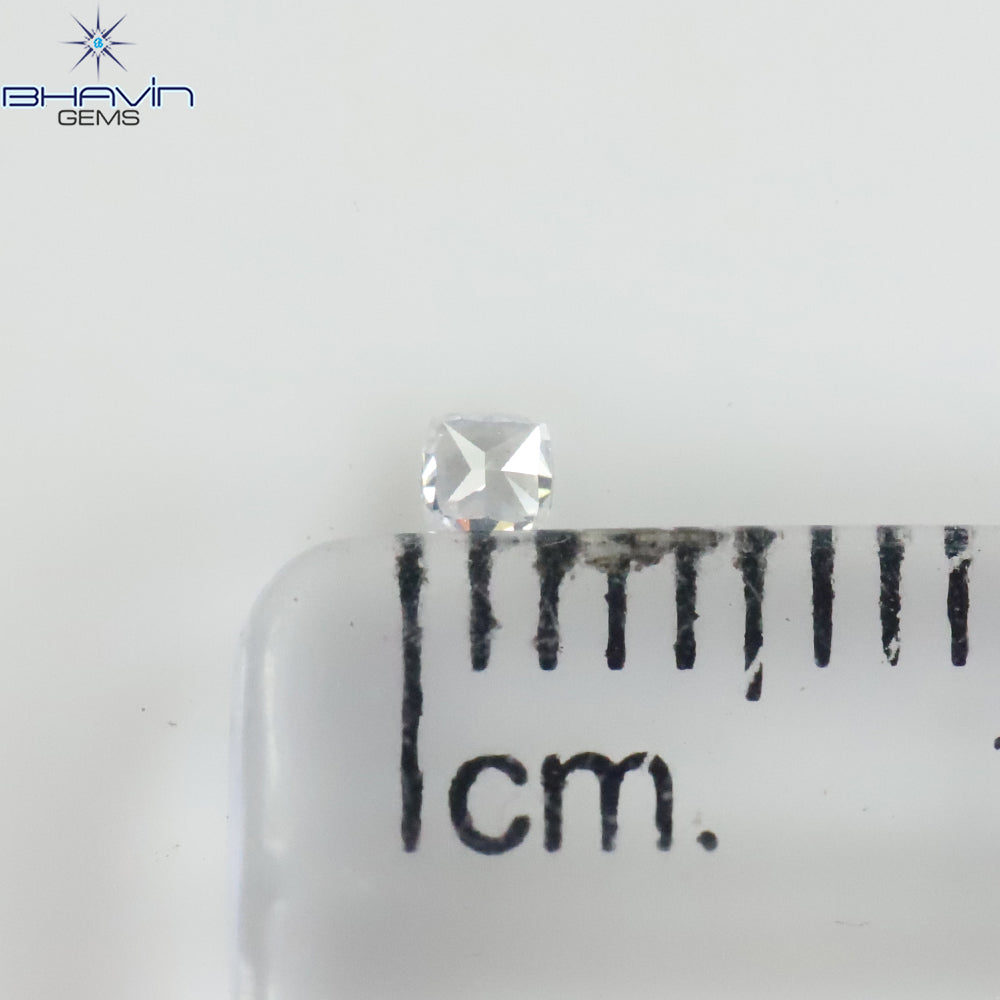 0.07 CT クッション シェイプ 天然ダイヤモンド ピンク色 I1 クラリティ (2.42 MM)