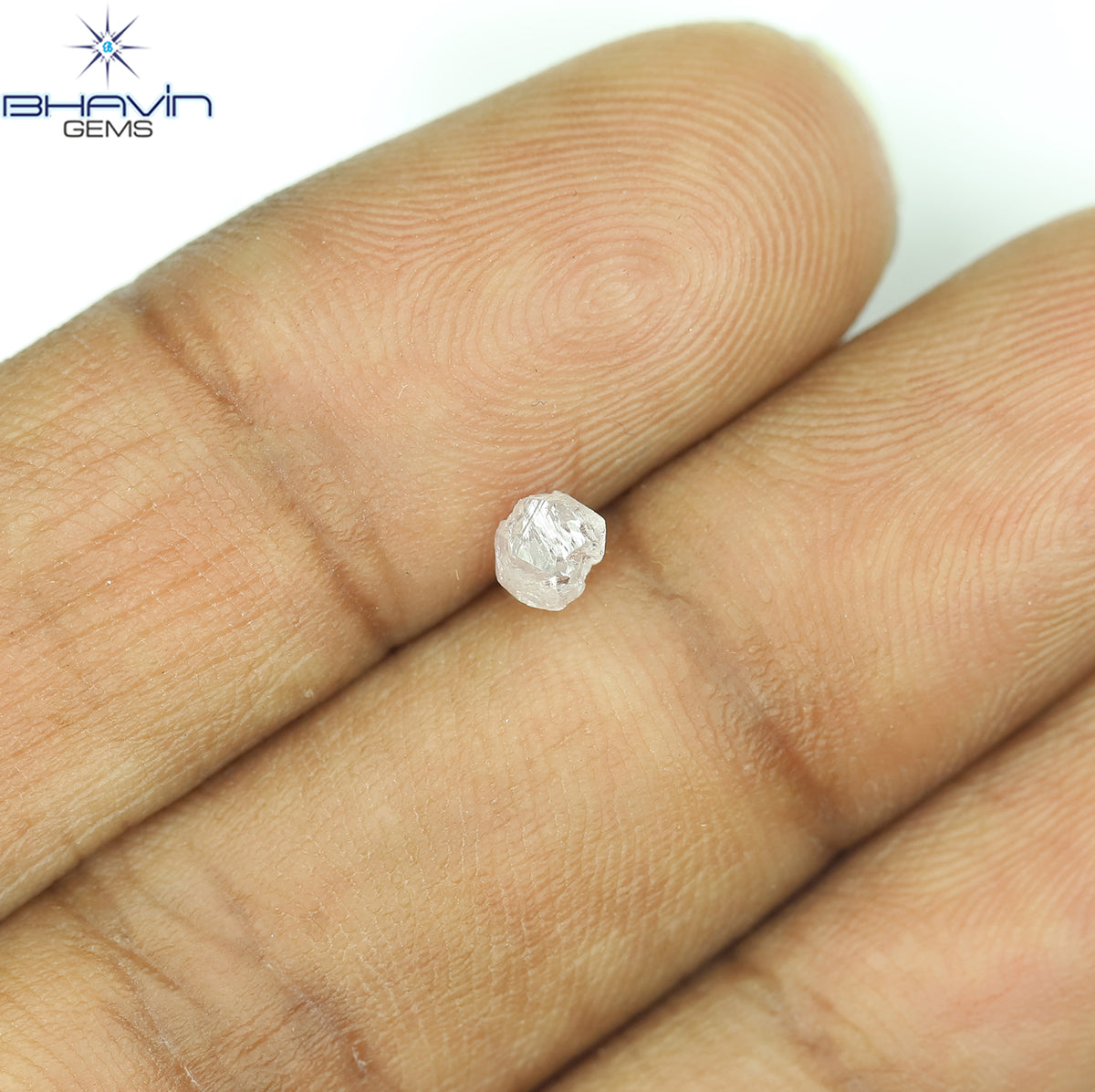 0.29 CT Natural Rough Diamond Pink Color Clarity SI (3.77 MM)