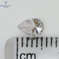 0.27 CT Pear Shape Natural Diamond Pink Color VS1 Clarity (5.45 MM)