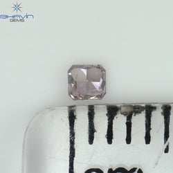 0.05 CT Radiant Shape Natural Diamond Pink Color SI2 Clarity (2.00 MM)