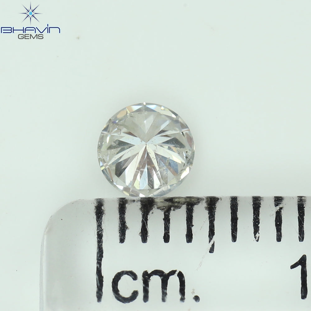 0.31 CT Round Shape Natural Loose Diamond White Color SI2 Clarity (4.36 MM)