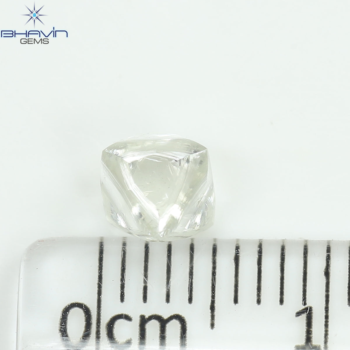 1.21 CT Natural Rough Diamond White Color Clarity VS (5.61 MM)