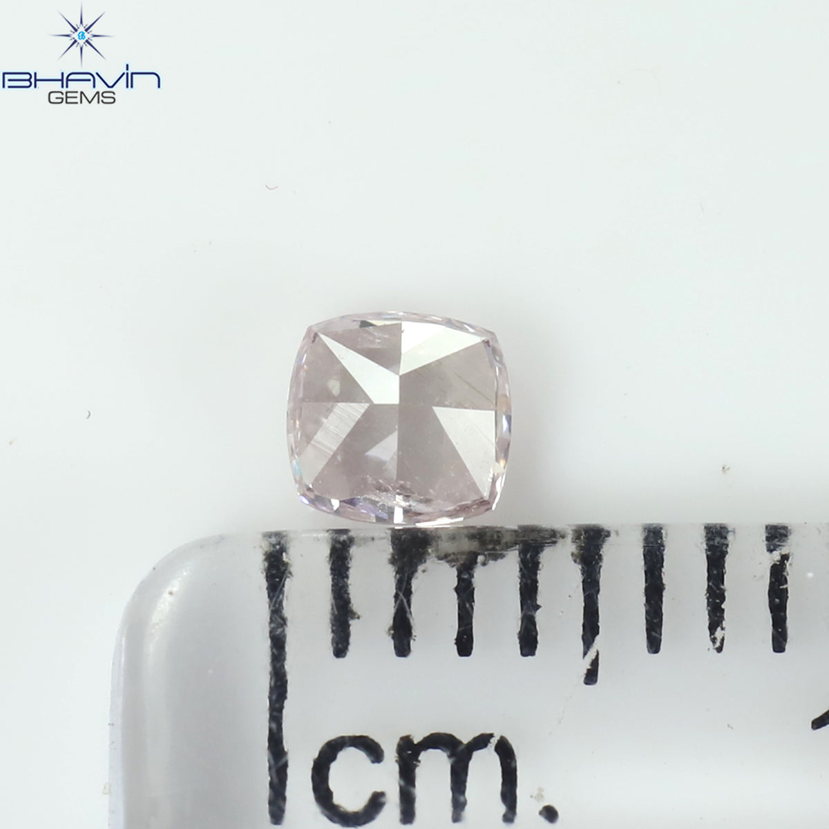 GIA認定0.25カラットクッションダイヤモンドパープルピンクカラー天然ルースダイヤモンドI1クラリティ（3.59 MM）