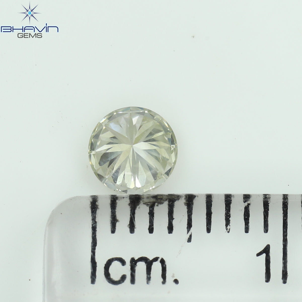 0.40 CT ラウンドシェイプ 天然ルースダイヤモンド ホワイトカラー SI2 クラリティ (4.68 MM)