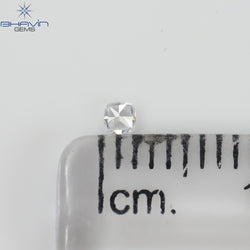 0.07 CT クッション シェイプ 天然ダイヤモンド ピンク色 I1 クラリティ (2.42 MM)