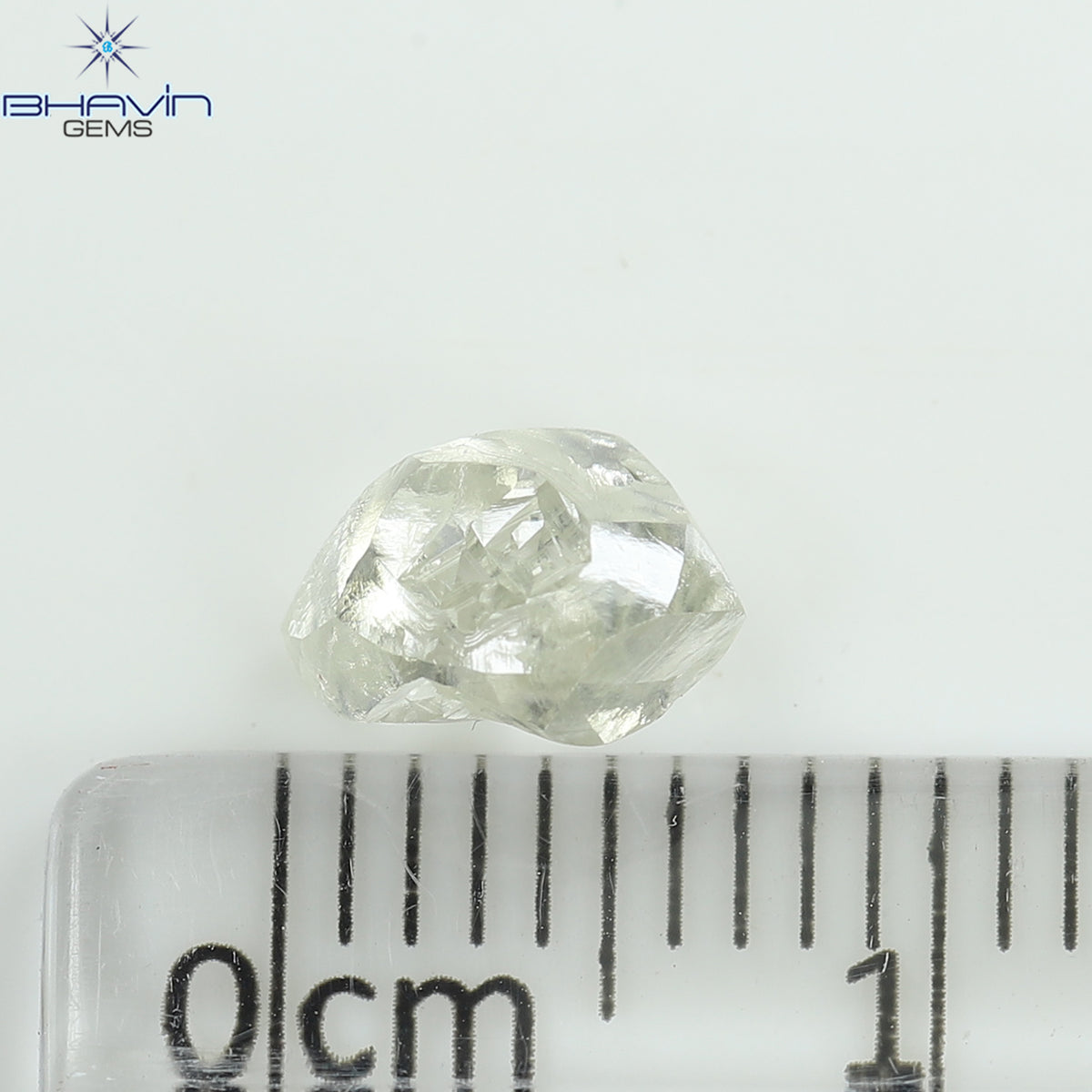 1.21 CT Natural Rough Diamond White Color Clarity VS (7.46 MM)