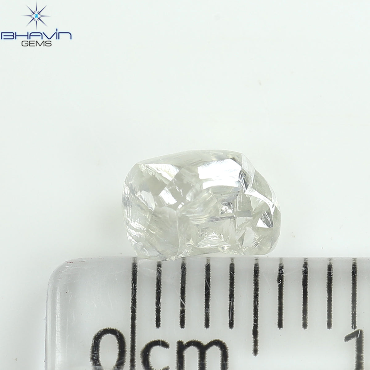 0.99 CT Natural Rough Diamond White Color Clarity VS (6.00 MM)