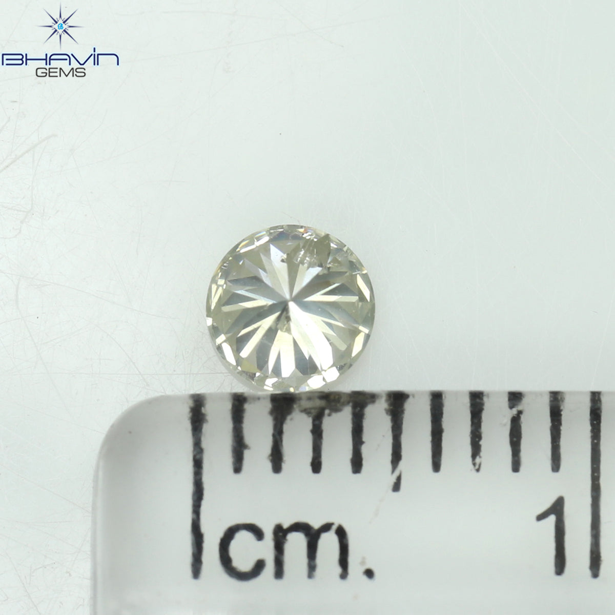 0.30 CT ラウンドシェイプ 天然ルースダイヤモンド ホワイトカラー I1 クラリティ (4.27 MM)