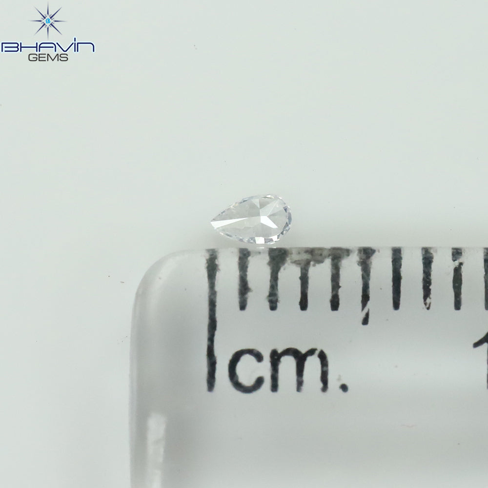 0.03 CT Pear Shape Natural Diamond White Color VS1 Clarity (2.37 MM)