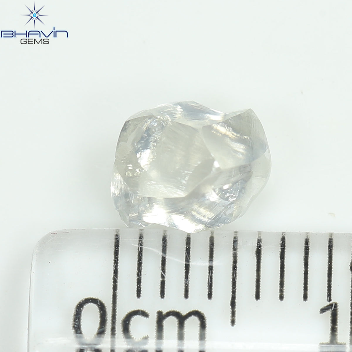 1.42 CT Natural Rough Diamond White Color Clarity VS (6.99 MM)