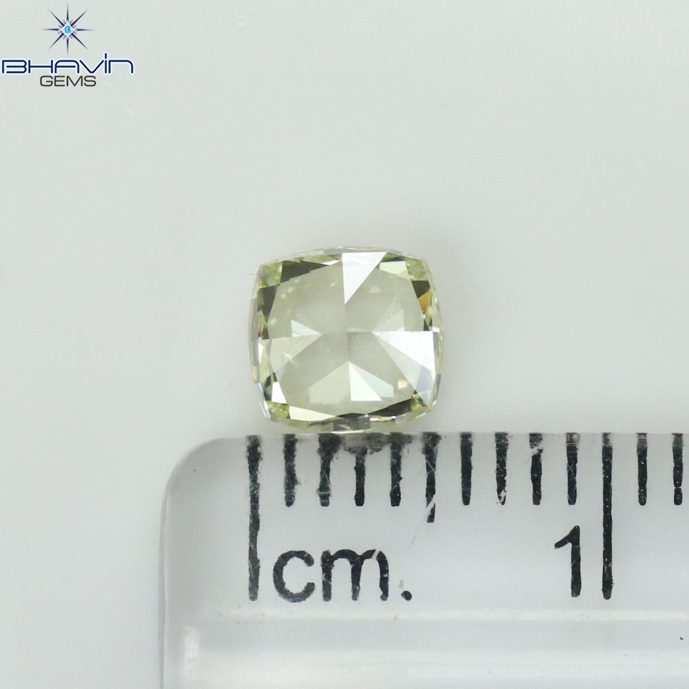 GIA Certified 1.01 CT Cushion Diamond Y To Z Color Natural Diamond VVS1 Clarity (5.52 MM)