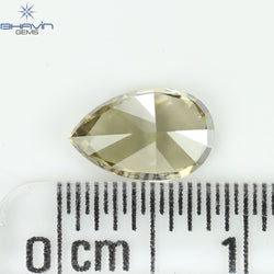1.02 CT Pear Diamond Natural Green Color VS1 Clarity (7.83 MM)