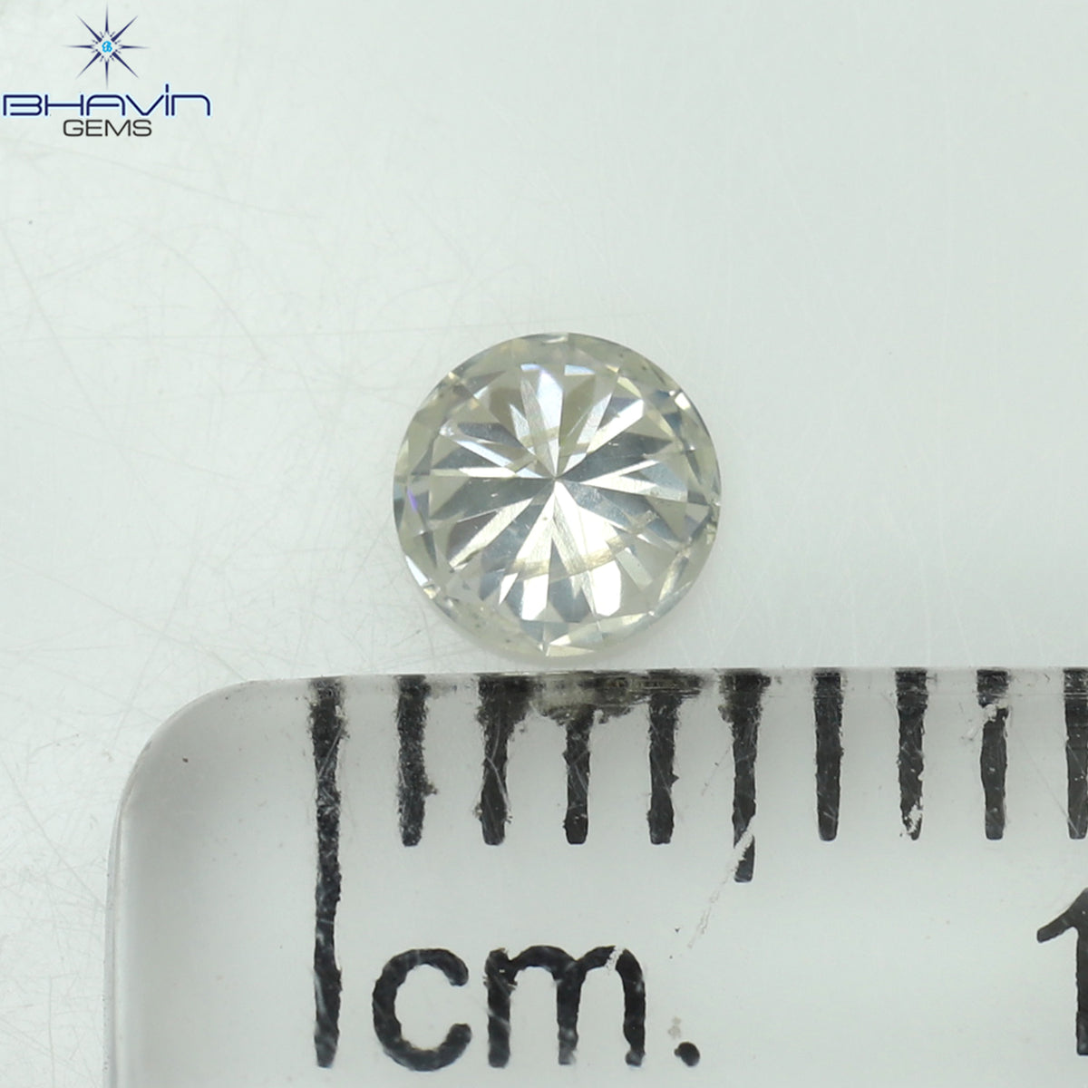 0.21 CT ラウンドシェイプ 天然ルースダイヤモンド ホワイトカラー I1 クラリティ (3.97 MM)