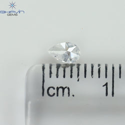 0.17 CT Pear Shape Natural Diamond White Color SI2 Clarity (4.36 MM)