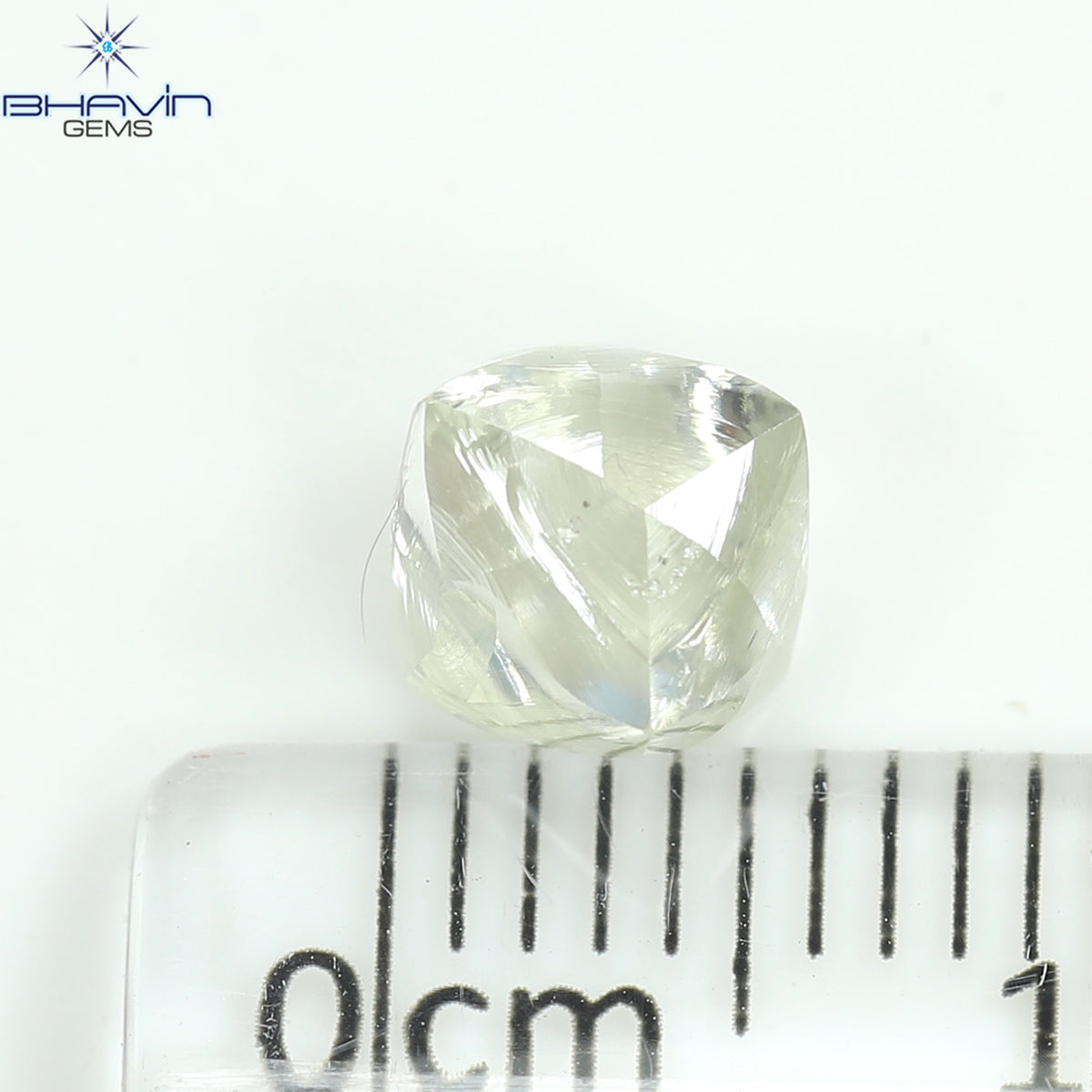 1.77 CT Natural Rough Diamond White Color Clarity VS (6.55 MM)
