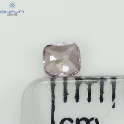 0.15 CT Cushion Shape Natural Diamond Pink Color VS2 Clarity (3.16 MM)