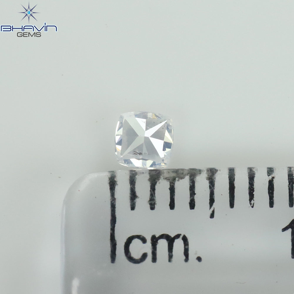 0.07 CT クッション シェイプ 天然ダイヤモンド ピンク色 I1 クラリティ (2.42 MM)