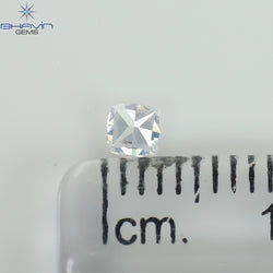 0.14 CT Cushion Shape Natural Diamond White Color SI1 Clarity (2.63 MM)