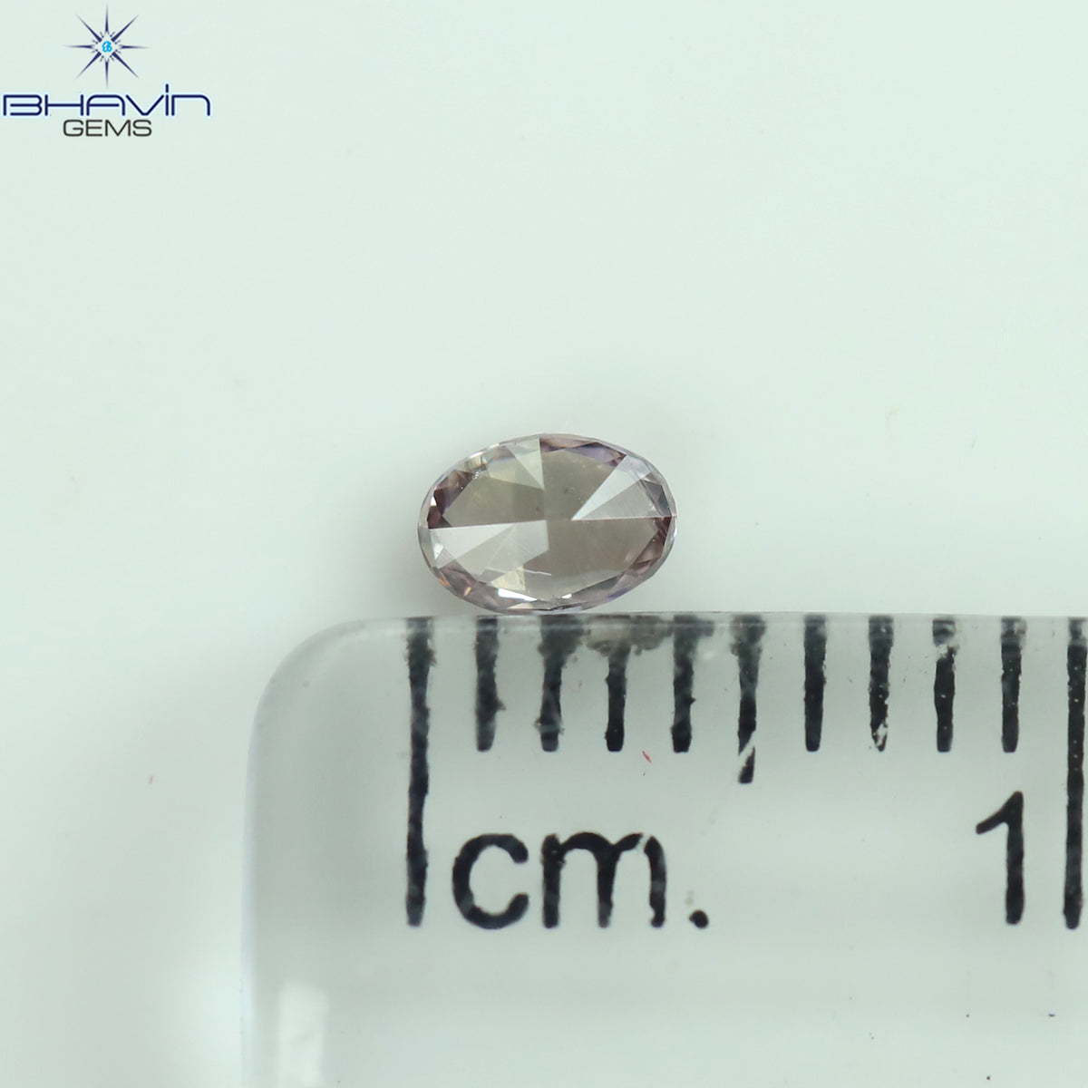 0.17 CT オーバルシェイプ 天然ダイヤモンド ピンクカラー SI1 クラリティ (4.00 MM)