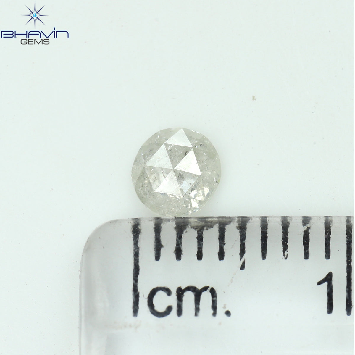 0.26 CT Round Rose Cut Shape Natural Diamond White Color I3 Clarity (4.13 MM)